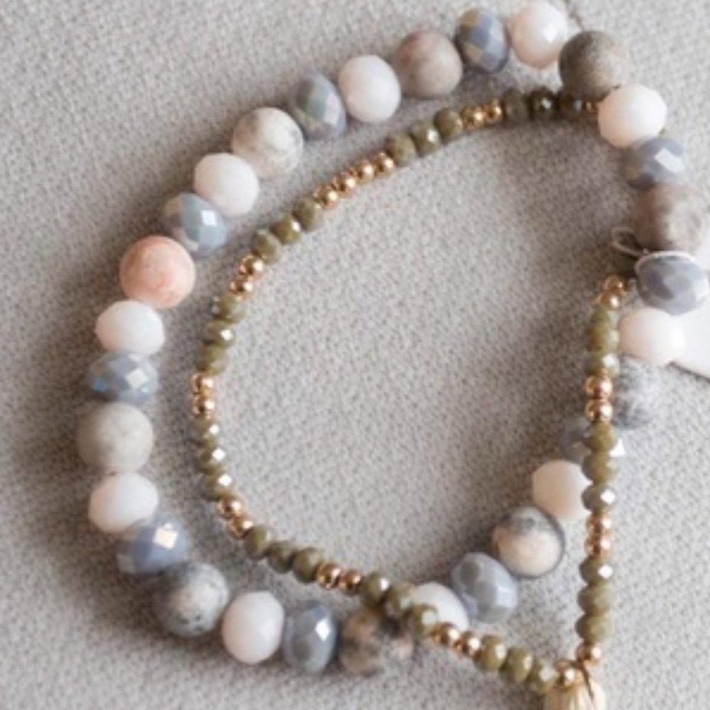 Gemelli Stretch Bracelets -  Set of Two NWT